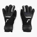 Guanti da portiere per bambini Reusch Attrakt Infinity Finger Support 2022 nero