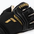 Guanto da portiere Reusch Attrakt Gold X GluePrint Ortho-Tec nero/oro 4