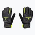 Guanti da portiere per bambini Reusch Attrakt Starter Solid nero/giallo sicurezza