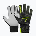 Guanti da portiere per bambini Reusch Attrakt Starter Solid nero/giallo sicurezza 5