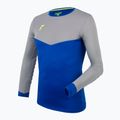 Reusch Match Longsleeve Maglia imbottita da portiere grigio vapore/giallo sicurezza/blu profondo