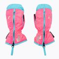 Guanti da sci per bambini Reusch Ben Mitten rosa knockout/bottone scapolare 3