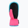 Guanti da sci per bambini Reusch Ben Mitten rosa knockout/bottone scapolare 7