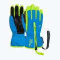 Guanti da sci per bambini Reusch Ben brilliant blue/safety yellow 2