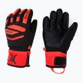 Guanto da sci Reusch Worldcup Warrior Prime R-TEX XT per bambini nero/rosso fluo