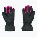 Guanti da sci Reusch Flash Gore-Tex per bambini nero/nero melange/rosa glo 2