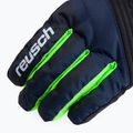 Guanti da sci da bambino Reusch Duke R-TEX XT nero/blu/verde neon 4