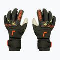 Guanto da portiere Reusch Attrakt Speedbump Ortho-Tec verde deserto/arancio shocking