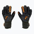 Guanto da portiere Reusch Attrakt Freegel Gold Finger Support verde deserto/arancio shock/nero