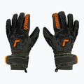 Guanti da portiere Reusch Attrakt Freegel Silver verde deserto/arancio shocking/nero