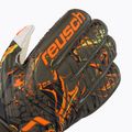 Guanti da portiere Reusch Attrakt Grip verde deserto/arancio shock/nero 3