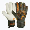 Guanti da portiere Reusch Attrakt Solid verde deserto/arancio shocking 4