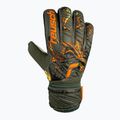 Guanti da portiere Reusch Attrakt Solid verde deserto/arancio shocking 5