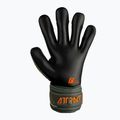 Guanti da portiere per bambini Reusch Attrakt Gold X Finger Support verde deserto/arancio shock/nero 6