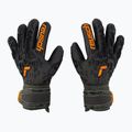Reusch Attrakt Freegel Silver Finger Support guanti da portiere per bambini verde deserto/arancio