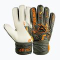 Guanti da portiere per bambini Reusch Attrakt Solid Finger Support verde deserto/arancio shocking 4