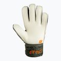 Guanti da portiere per bambini Reusch Attrakt Solid Finger Support verde deserto/arancio shocking 6
