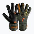 Guanto da portiere per bambini Reusch Attrakt Gold X verde deserto/arancio shock/nero 4