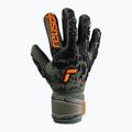 Guanti da portiere per bambini Reusch Attrakt Freegel Silver verde deserto/arancio shock/nero 5