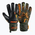 Guanti da portiere per bambini Reusch Attrakt Silver verde deserto/arancio shocking/nero 4
