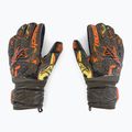 Guanti da portiere per bambini Reusch Attrakt Silver verde deserto/arancio shocking/nero