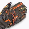 Guanti da portiere per bambini Reusch Attrakt Silver verde deserto/arancio shocking/nero 3