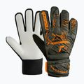Guanti da portiere per bambini Reusch Attrakt Starter Solid verde deserto/arancio shocking 4