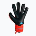 Guanto da portiere Reusch Attrakt Gold X Evolution Cut Finger Support rosso brillante/blu futuro/nero 5