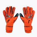 Guanti da portiere Reusch Attrakt Gold X Evolution Cut rosso brillante/blu futuro/nero