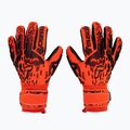 Guanti da portiere Reusch Attrakt Freegel Silver rosso vivo/blu futuro/nero
