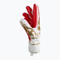 Guanti da portiere Reusch Attrakt Freegel Argento bianco/oro/rosso fuoco 7