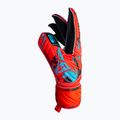 Guanti da portiere per bambini Reusch Attrakt Silver Roll Finger rosso brillante/blu futuro/nero 6