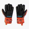 Guanti da portiere per bambini Reusch Attrakt Silver Roll Finger rosso brillante/blu futuro/nero 2