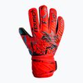 Guanti da portiere per bambini Reusch Attrakt Silver rosso vivo/blu futuro/nero 4