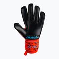 Guanti da portiere per bambini Reusch Attrakt Silver rosso vivo/blu futuro/nero 5