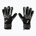 Guanti da portiere per bambini Reusch Attrakt Infinity Finger Support nero