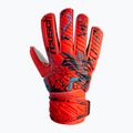 Guanti da portiere per bambini Reusch Attrakt Solid rosso brillante/blu futuro 4