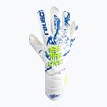 Guanti da portiere Reusch Pure Contact Gold X bianco/blu scuro 4