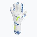 Guanti da portiere Reusch Pure Contact Gold X bianco/blu scuro 5