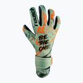 Guanti da portiere Reusch Pure Contact Gold verde squalo/arancio shocking 4