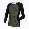 Maglia da portiere a manica lunga Reusch Padded Eco Undershirt nero/verde deserto
