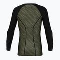 Maglia da portiere a manica lunga Reusch Padded Eco Undershirt nero/verde deserto 2