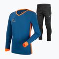 Set da portiere per bambini Reusch Match blu vero/arancio shocking