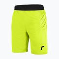 Pantaloncini da portiere per bambini Reusch Match Short Imbottiti di sicurezza giallo/nero