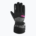 Guanto da sci da donna Reusch Helena R-TEX XT nero/nero melange/rosa glo 6