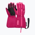 Guanti da sci per bambini Reusch Tom fuchs purp/knockout pink