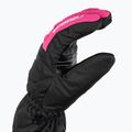 Guanti da sci Reusch per bambini Alan nero/rosa glo 4