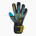 Guanto da portiere Reusch Attrakt Aqua Finger Support nero/oro/acqua 2