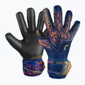 Guanti da portiere per bambini Reusch Attrakt Gold X Junior premium blu/oro/nero