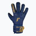 Guanti da portiere per bambini Reusch Attrakt Freegel Silver Junior premium blu/oro/nero 2